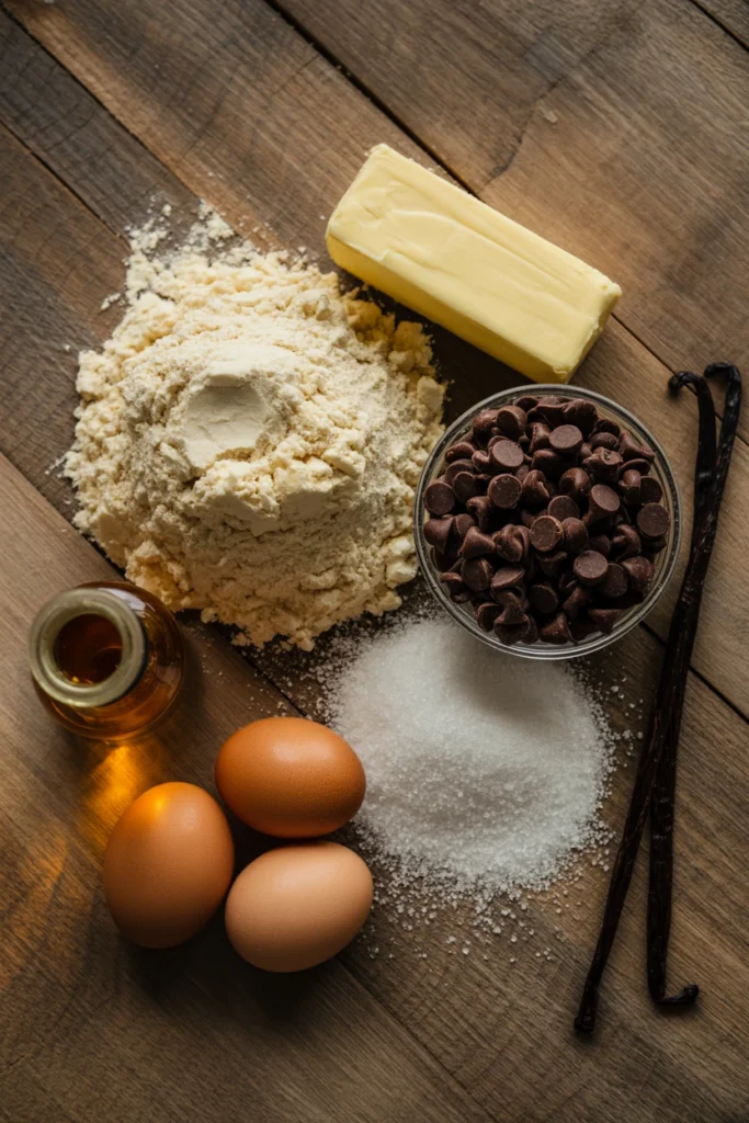 Cookie Dough Cookies ingredients