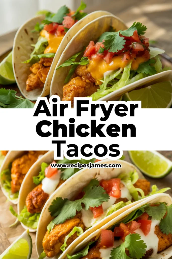 Air Fryer Chicken Tacos – Quick & Crispy Weeknight Dinner 2 Air Fryer Chicken Tacos – Quick & Crispy Weeknight Dinner