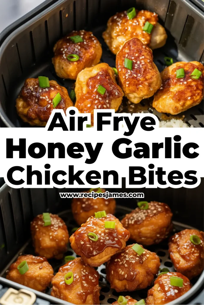 Air Fryer Honey Garlic Chicken Bites – Quick & Crispy Dinner Recipe 2 Air Fryer Honey Garlic Chicken Bites