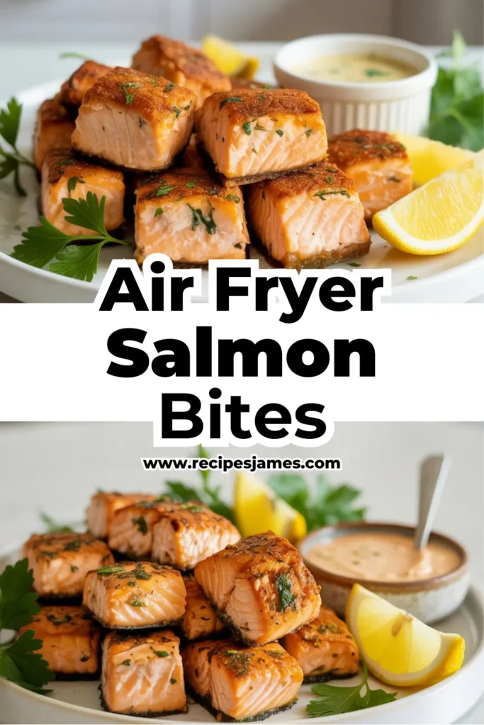 Air Fryer Salmon Bites – Crispy, Healthy 15-Minute Dinner 2 Air Fryer Salmon Bites – Crispy, Healthy 15-Minute Dinner
