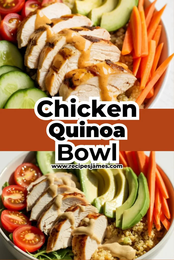 Chicken & Quinoa Bowl (Healthy High-Protein Meal) 2 Chicken & Quinoa Bowl (Healthy High-Protein Meal)