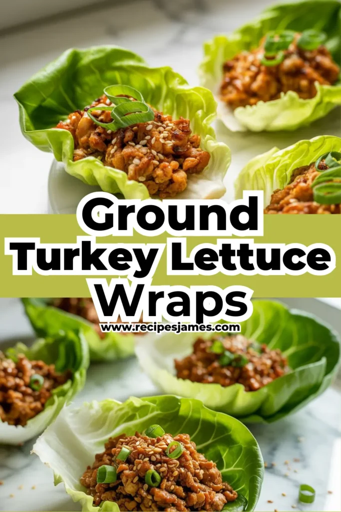 Healthy Ground Turkey Lettuce Wraps (Quick & Easy Dinner) 2 Healthy Ground Turkey Lettuce Wraps (Quick & Easy Dinner)