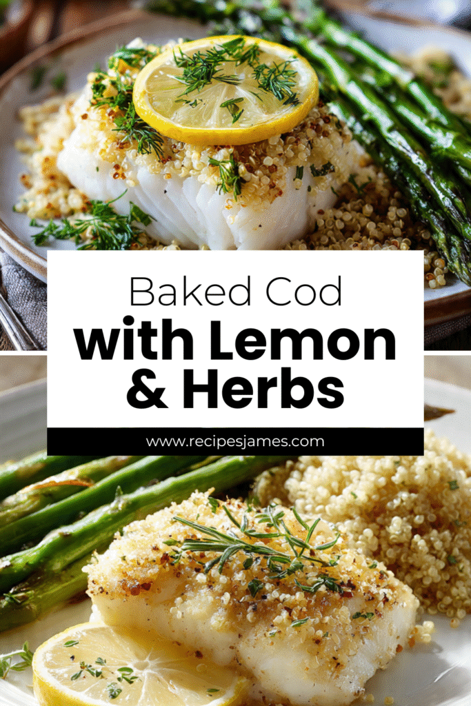 Easy Lemon Herb Cod (Ready in 20 Minutes) 2 Easy Lemon Herb Cod (Ready in 20 Minutes)
