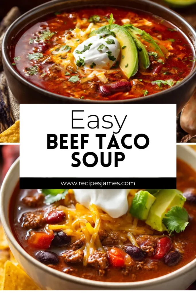 Beef Taco Soup (Dump & Go Dinner) 2 Beef Taco Soup