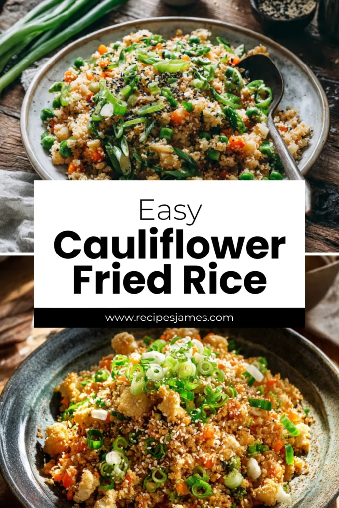 Easy Cauliflower Fried Rice (Keto & One Pan) 2 Easy Cauliflower Fried Rice (Keto & One Pan)