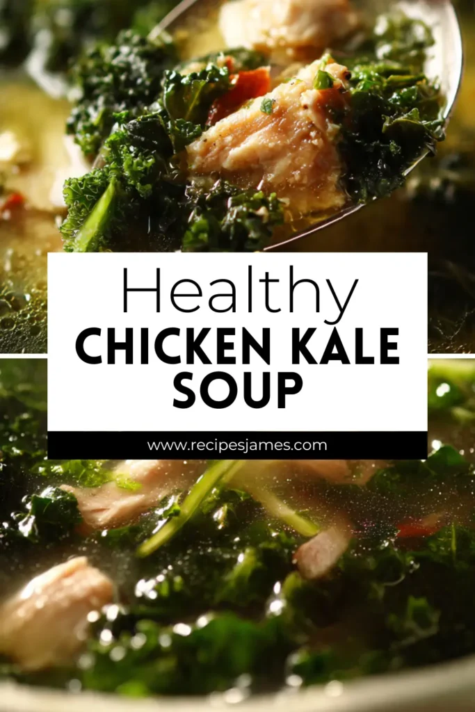 Chicken Kale Soup (Healthy & Fast Dinner) 2 Chicken Kale Soup (Healthy & Fast Dinner)