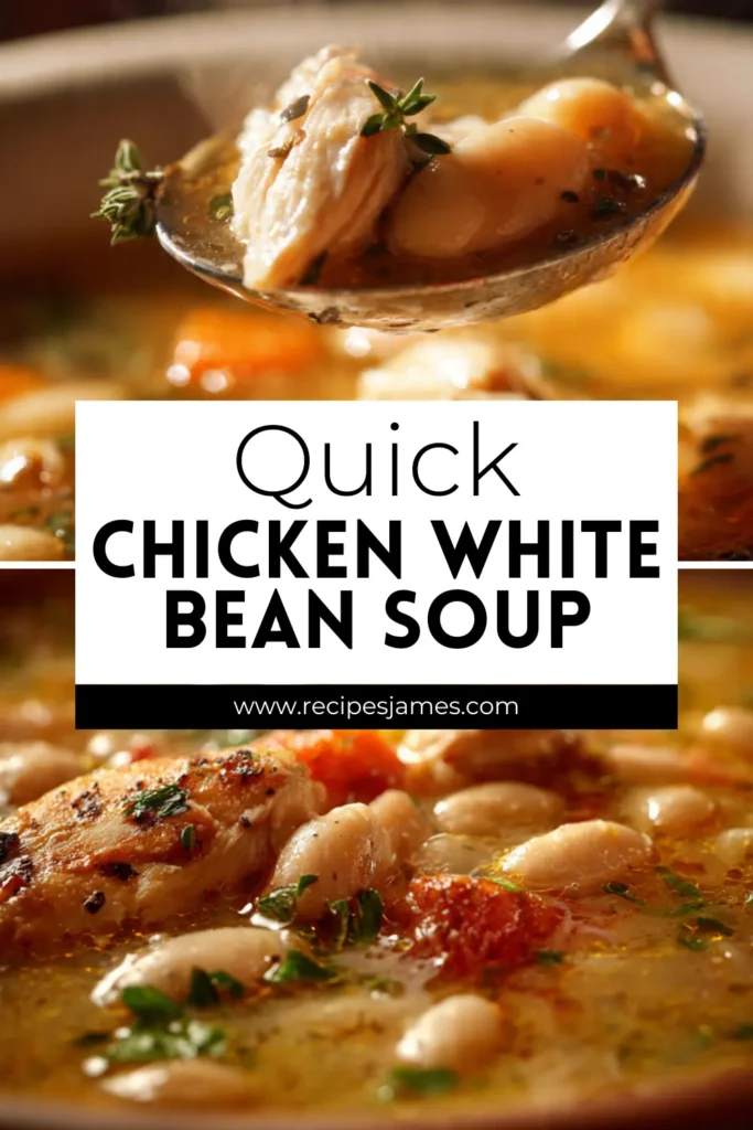 Chicken White Bean Soup (High-Protein Dinner) 2 Chicken White Bean Soup (High-Protein Dinner)