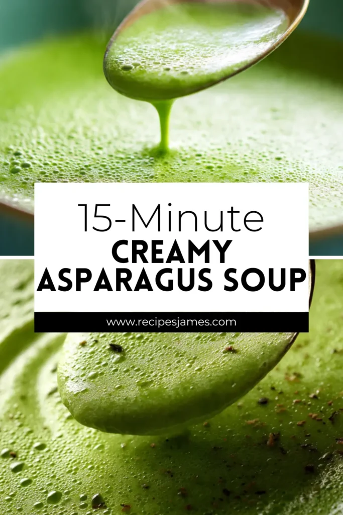 Creamy Asparagus Soup (Easy 15-Minute Recipe) 2 Creamy Asparagus Soup (Easy 15-Minute Recipe)