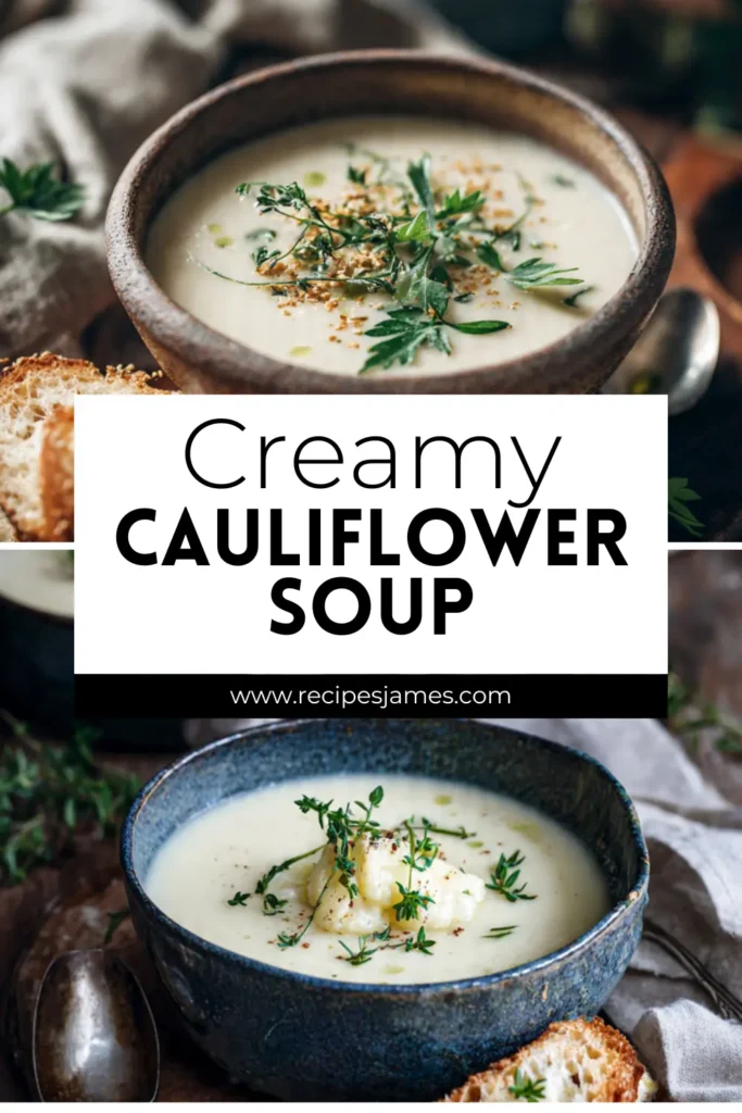 Easy Creamy Cauliflower Soup – Ready in 30 Minutes 2 Easy Creamy Cauliflower Soup – Ready in 30 Minutes