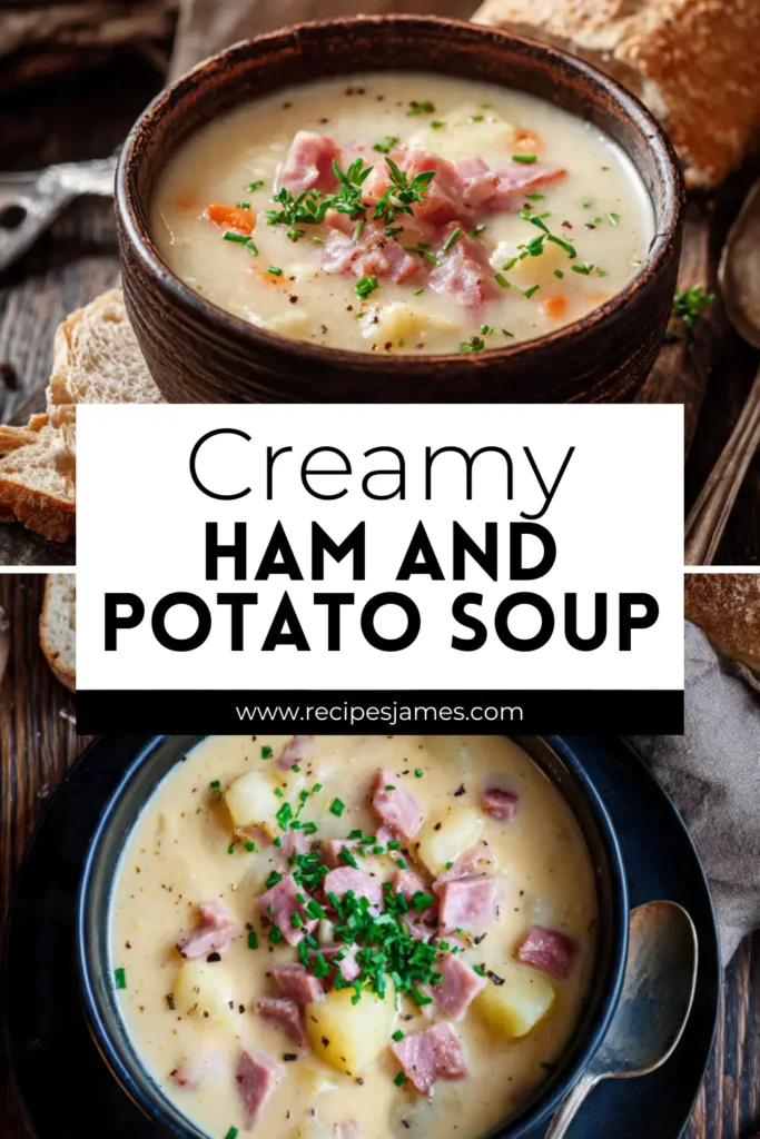 Creamy Ham and Potato Soup (Easy Meal) 2 Creamy Ham and Potato Soup (Easy Meal)