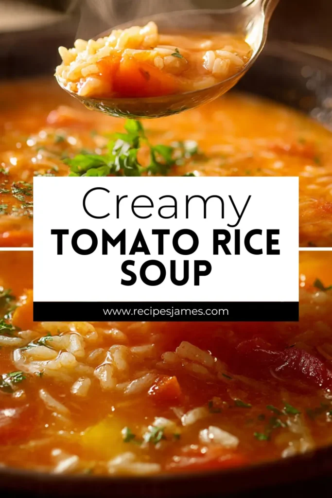 Creamy Tomato Rice Soup (Fast Family Favorite) 2 Creamy Tomato Rice Soup (Fast Family Favorite)