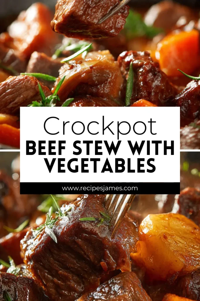Crockpot Beef Stew with Vegetables 2 Crockpot Beef Stew with Vegetables