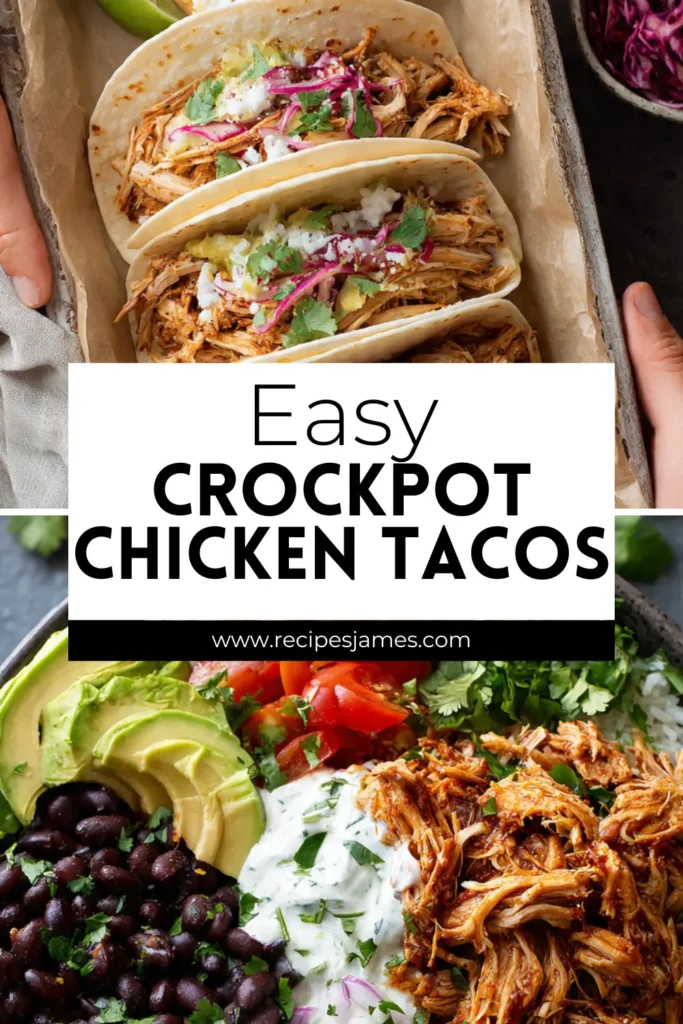 Crockpot Chicken Tacos 2 Crockpot Chicken Tacos