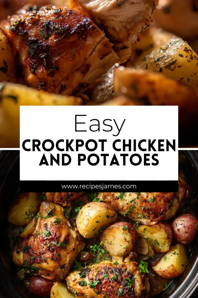 Easy Crockpot Chicken and Potatoes 2 Easy Crockpot Chicken and Potatoes