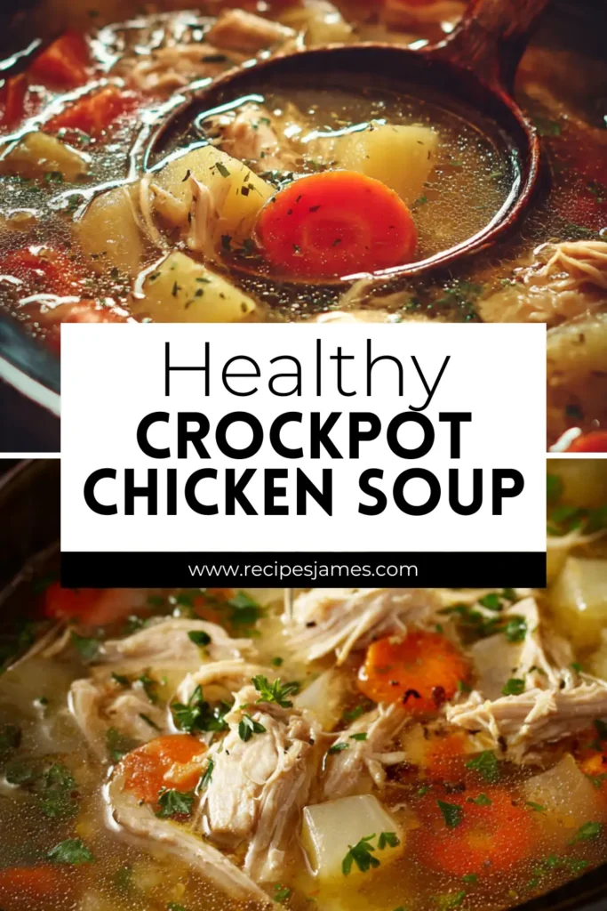 Healthy Crockpot Chicken Soup 2 Healthy Crockpot Chicken Soup