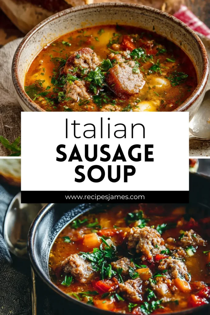 Italian Sausage Soup (Fast & Hearty) 2 Italian Sausage Soup (Fast & Hearty)