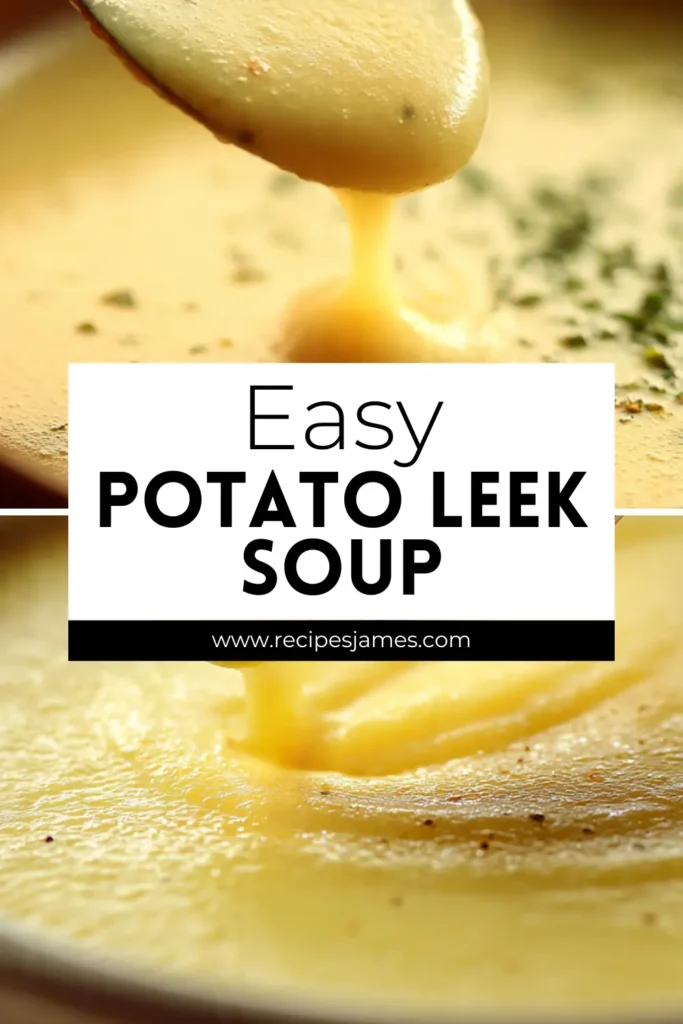 Potato Leek Soup (Fast & Cozy Comfort Food) 2 Potato Leek Soup (Fast & Cozy Comfort Food)