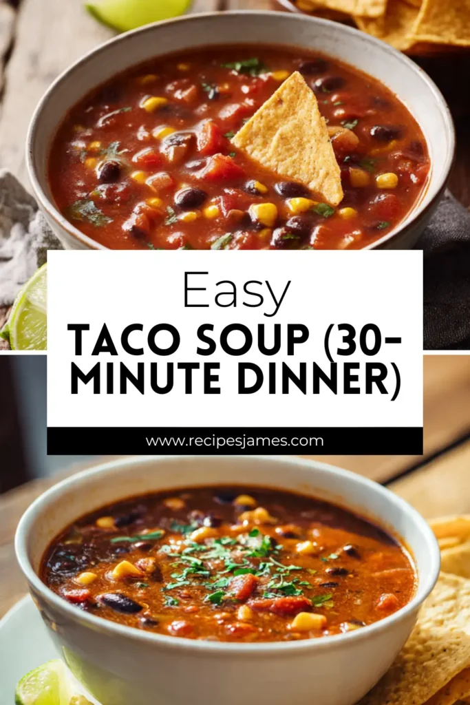 Taco Soup (Quick One-Pot Meal) 2 Taco Soup (Quick One-Pot Meal)
