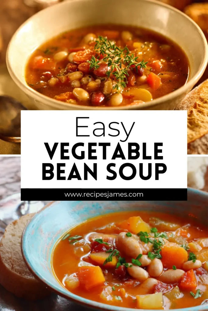 Vegetable Bean Soup (Quick One Pot) 2 Vegetable Bean Soup (Quick One Pot)