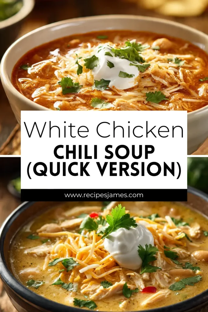 White Chicken Chili Soup (Quick Version) 2 White Chicken Chili Soup (Quick Version)