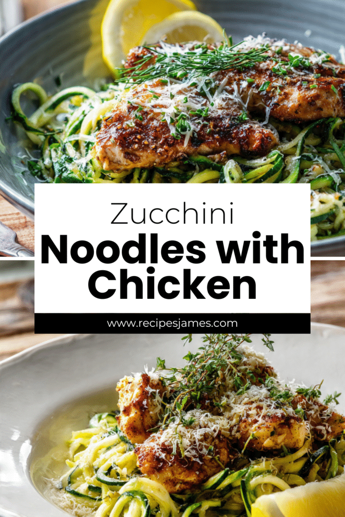 Zucchini Noodles with Chicken – Easy Low Carb Dinner 2 Zucchini Noodles with Chicken – Easy Low Carb Dinner
