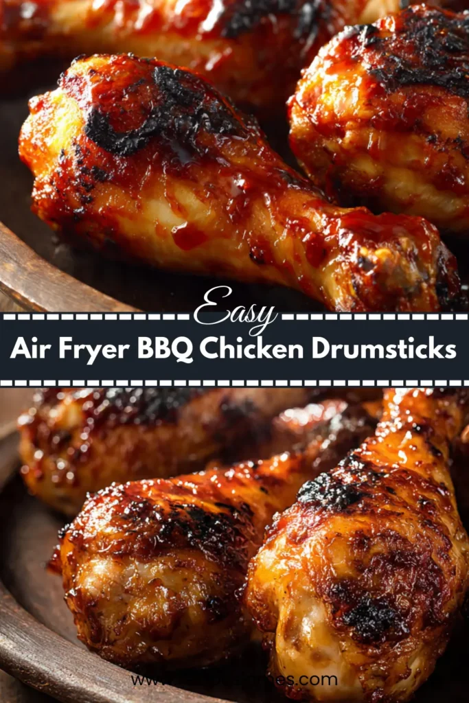 Air Fryer BBQ Chicken Drumsticks (Juicy & Crispy in 20 Minutes) 2 Air Fryer BBQ Chicken Drumsticks (Juicy & Crispy in 20 Minutes)