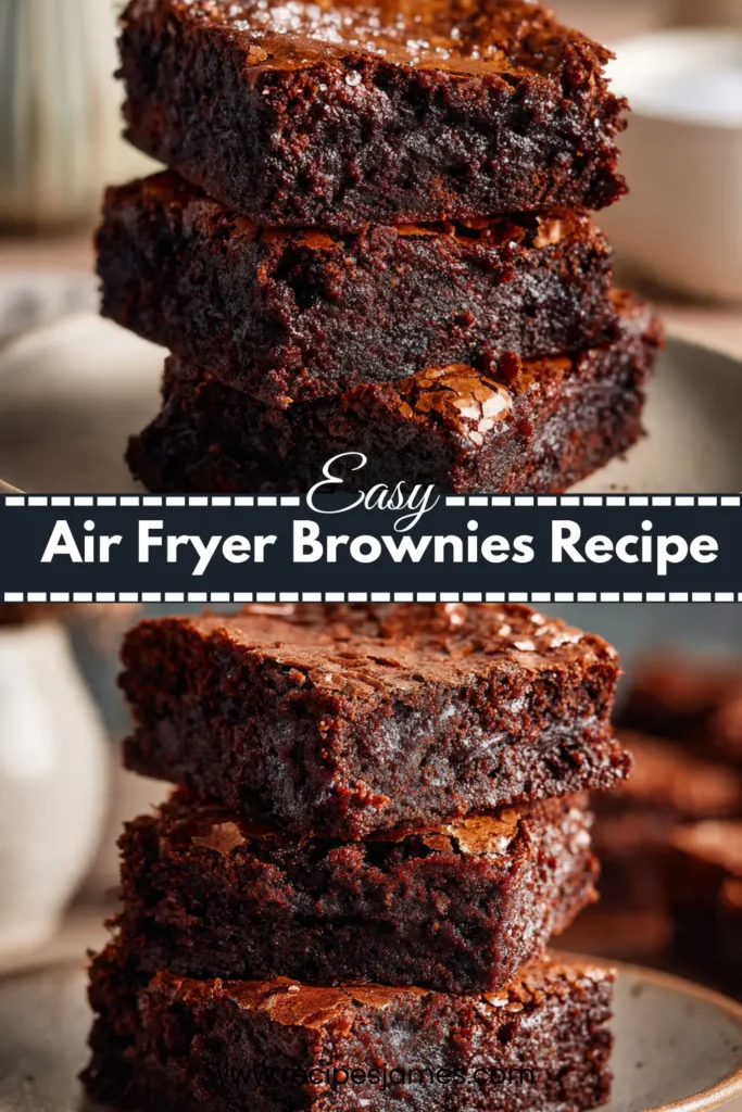 Fudgy Air Fryer Brownies (Ready in Minutes) 2 Fudgy Air Fryer Brownies (Ready in Minutes)