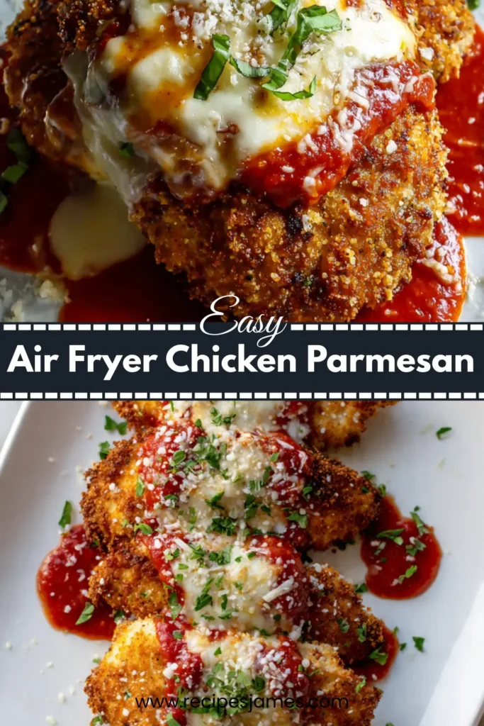 Air Fryer Chicken Parmesan – Crispy & Cheesy 2 Air Fryer Chicken Parmesan – Crispy & Cheesy