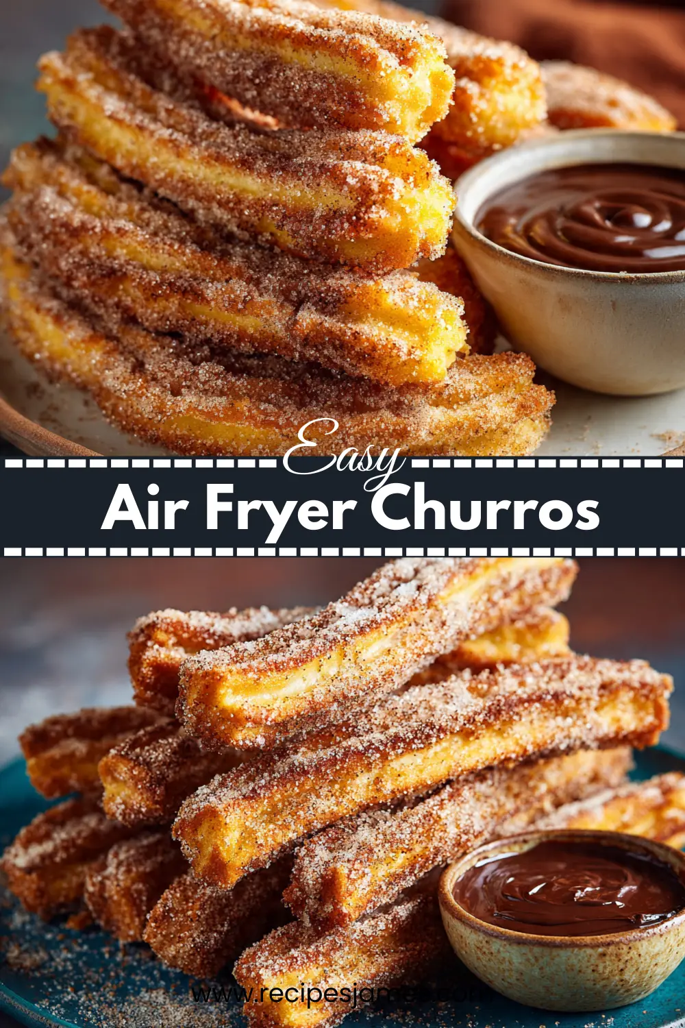 Home 39 Air Fryer Churros (Crispy Outside, Soft Inside – No Oil)