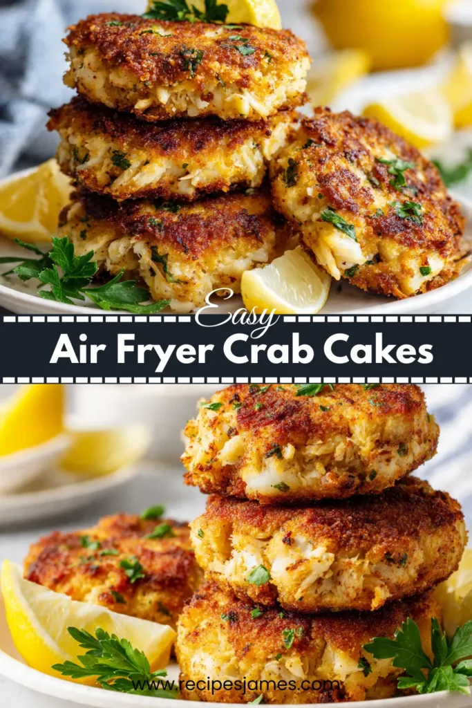 Air Fryer Crab Cakes (Crispy, Golden & Easy) 2 Air Fryer Crab Cakes (Crispy, Golden & Easy)