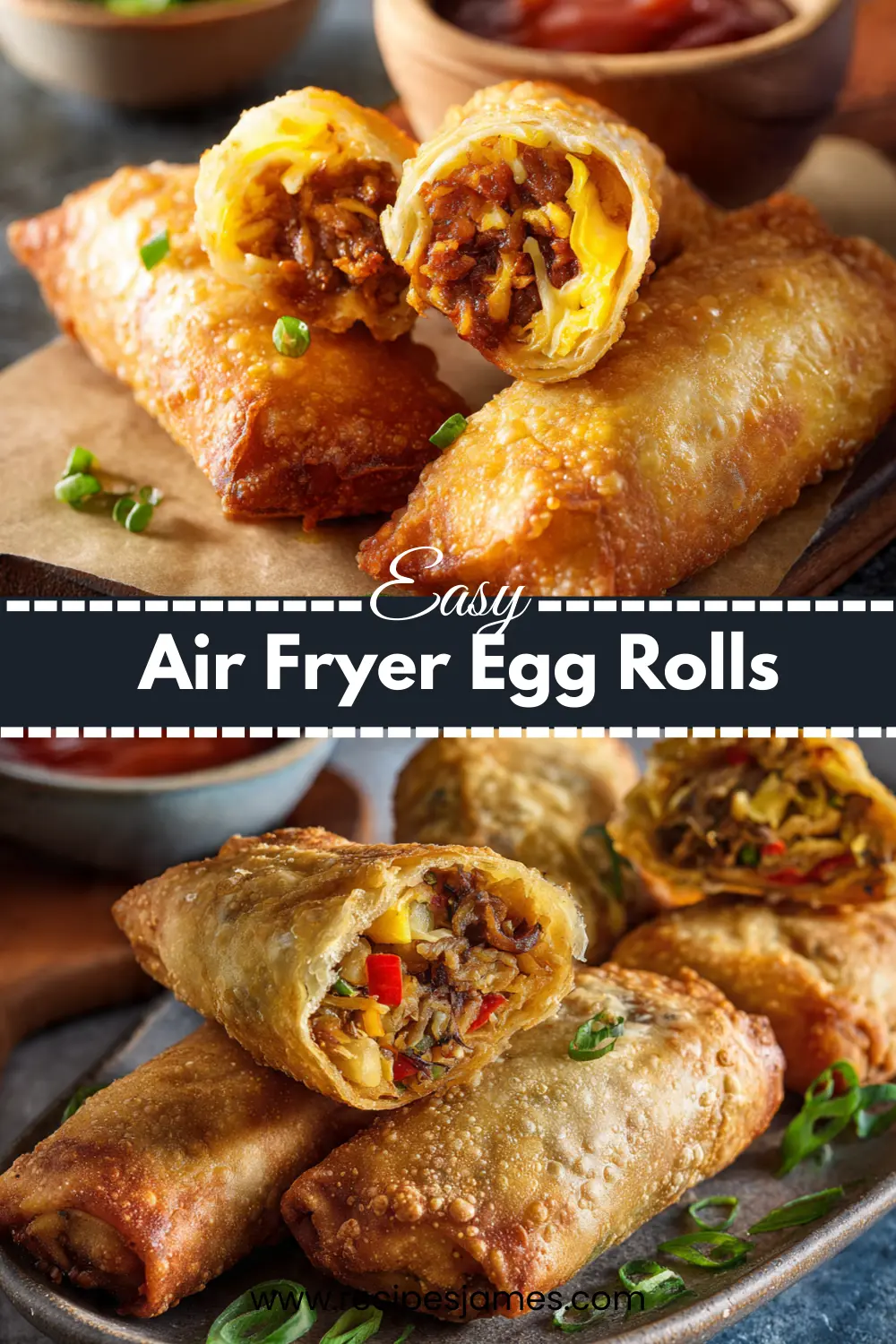 Home 47 Easy Air Fryer Egg Rolls – No Frying