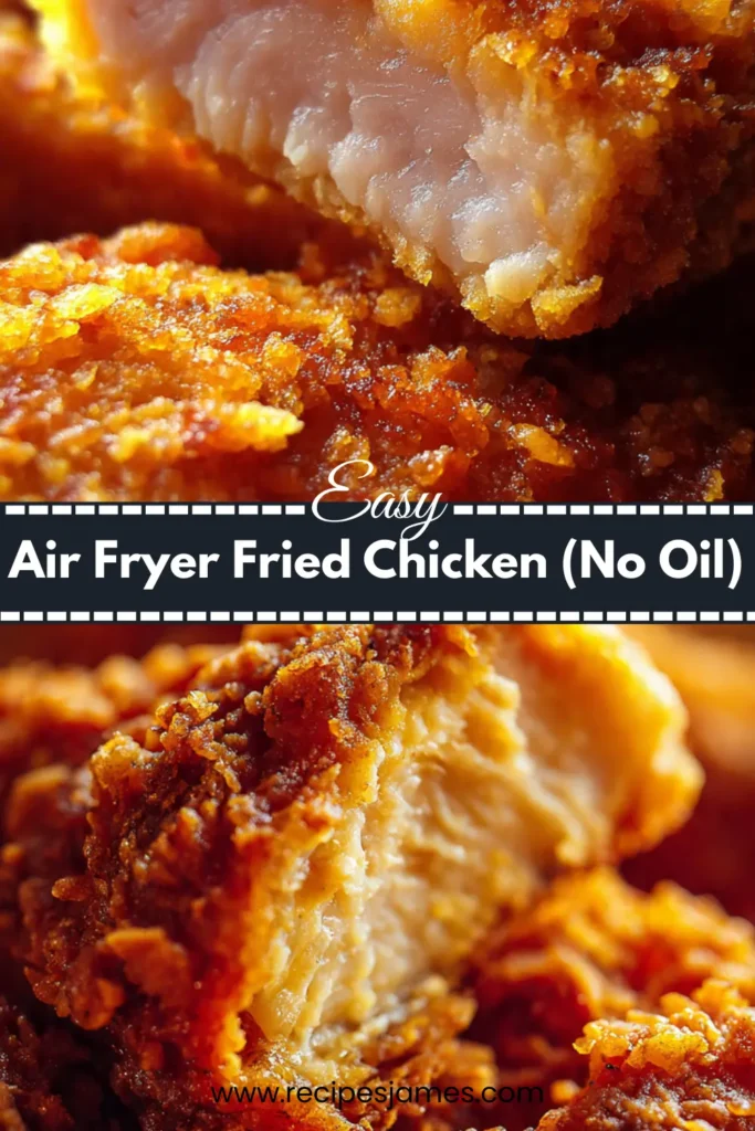 Air Fryer Fried Chicken (No Oil, Super Crispy) 2 Air Fryer Fried Chicken (No Oil, Super Crispy)