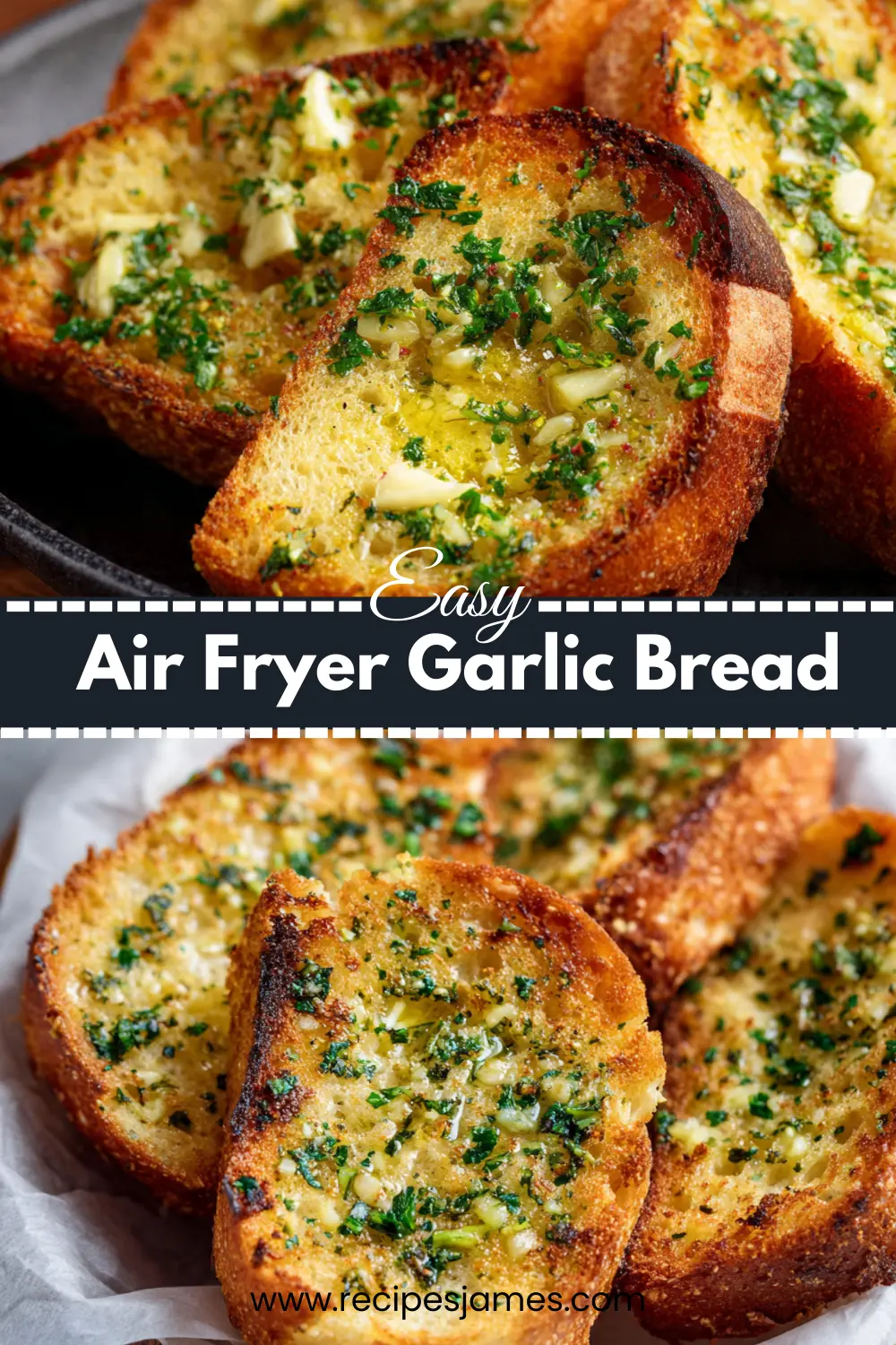 Home 48 Easy Air Fryer Garlic Bread in 6 Minutes