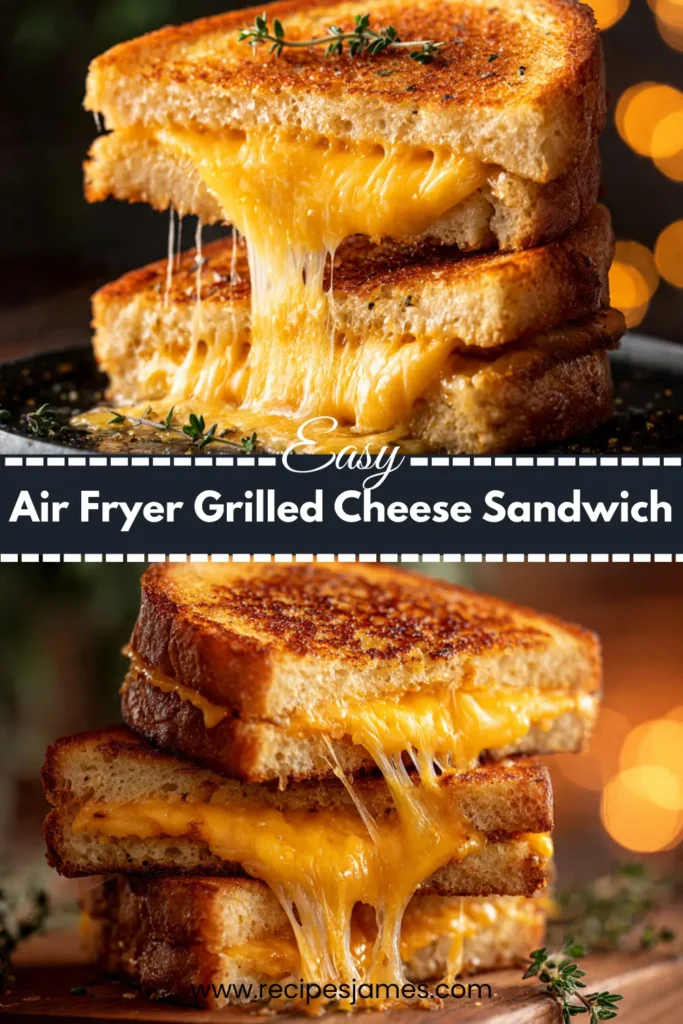 Air Fryer Grilled Cheese Sandwich – So Easy 2 Air Fryer Grilled Cheese Sandwich – So Easy