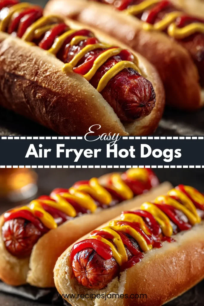 Air Fryer Hot Dogs – Ready in 7 Minutes 2 Air Fryer Hot Dogs – Ready in 7 Minutes