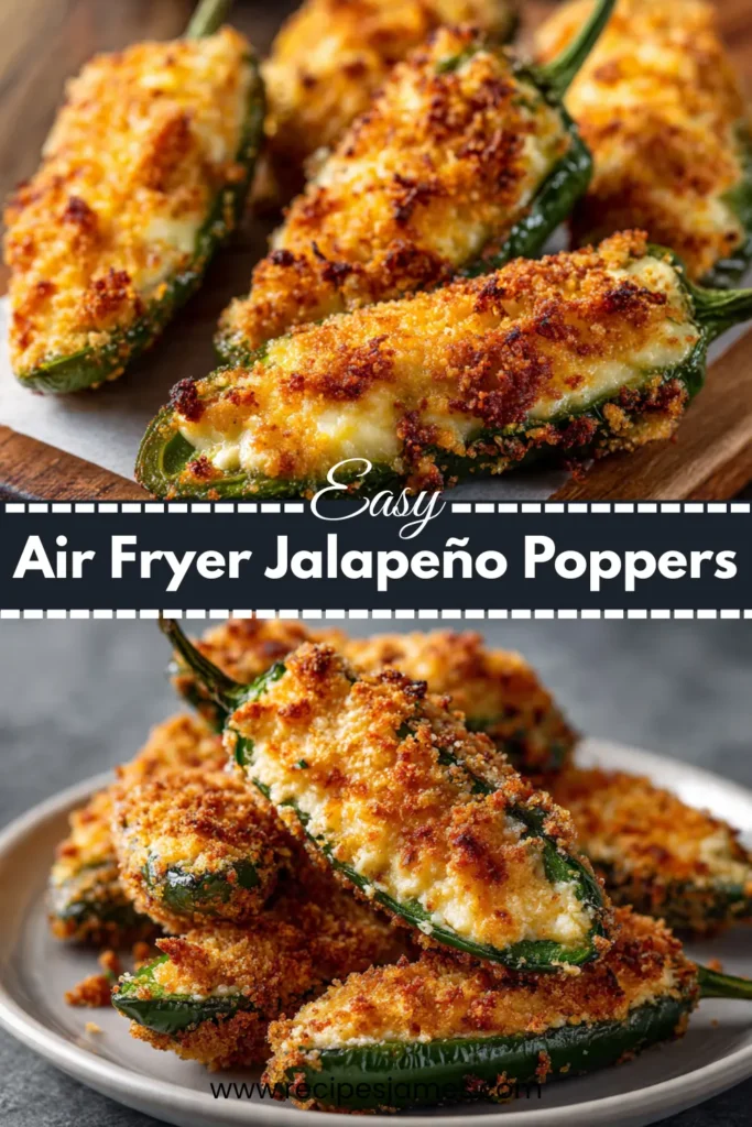 Easy Air Fryer Jalapeño Poppers – No Frying 2 Easy Air Fryer Jalapeño Poppers – No Frying