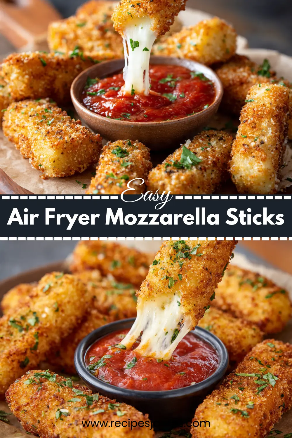 Home 50 Easy Air Fryer Mozzarella Sticks – No Frying