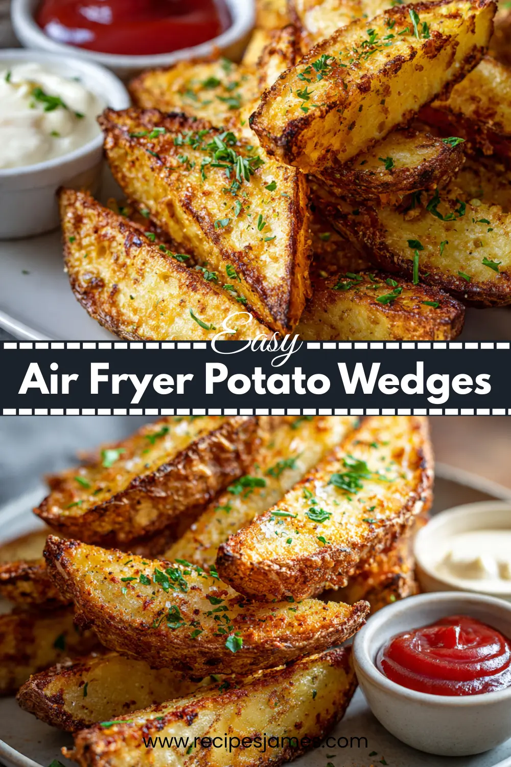 Home 43 Easy Air Fryer Potato Wedges (20 Minutes)