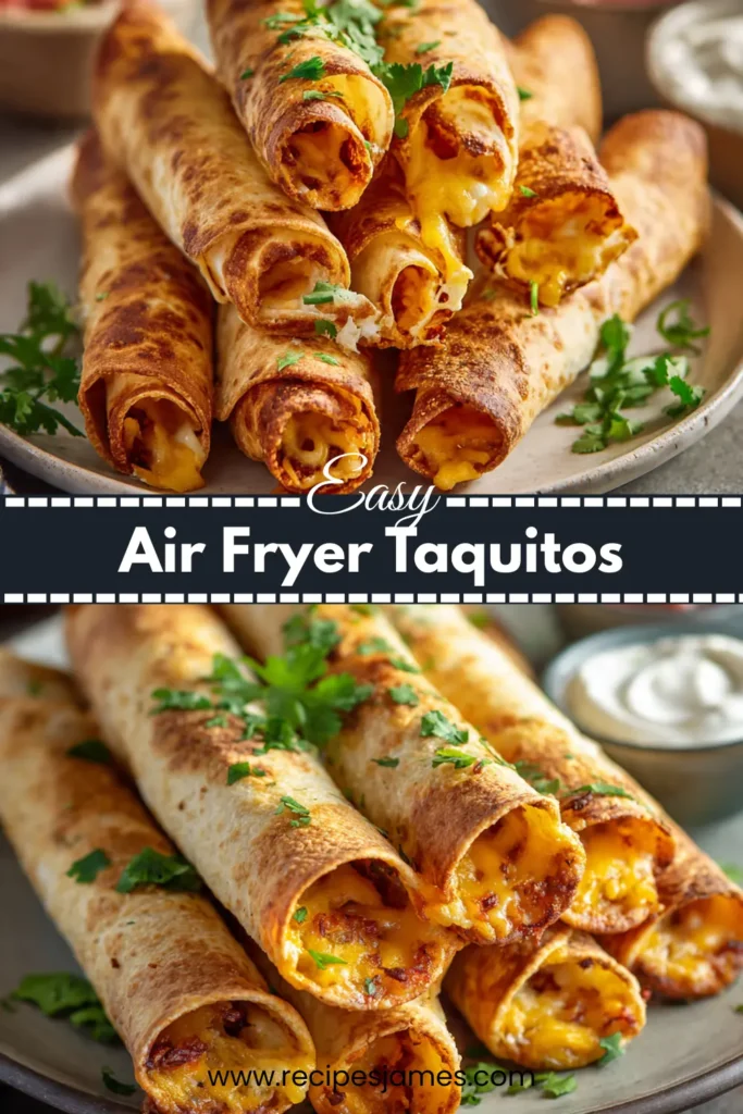 Crispy Air Fryer Taquitos (No Deep Frying) 2 Crispy Air Fryer Taquitos (No Deep Frying)