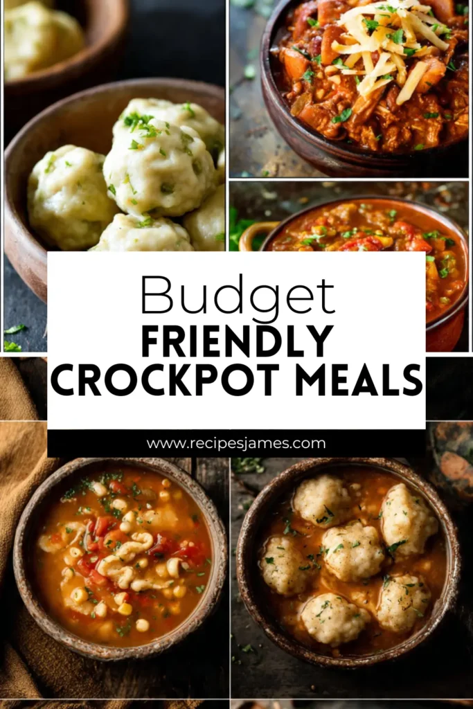 Budget Friendly Crockpot Meals (Cheap & Easy) 2 Budget Friendly Crockpot Meals (Cheap & Easy)