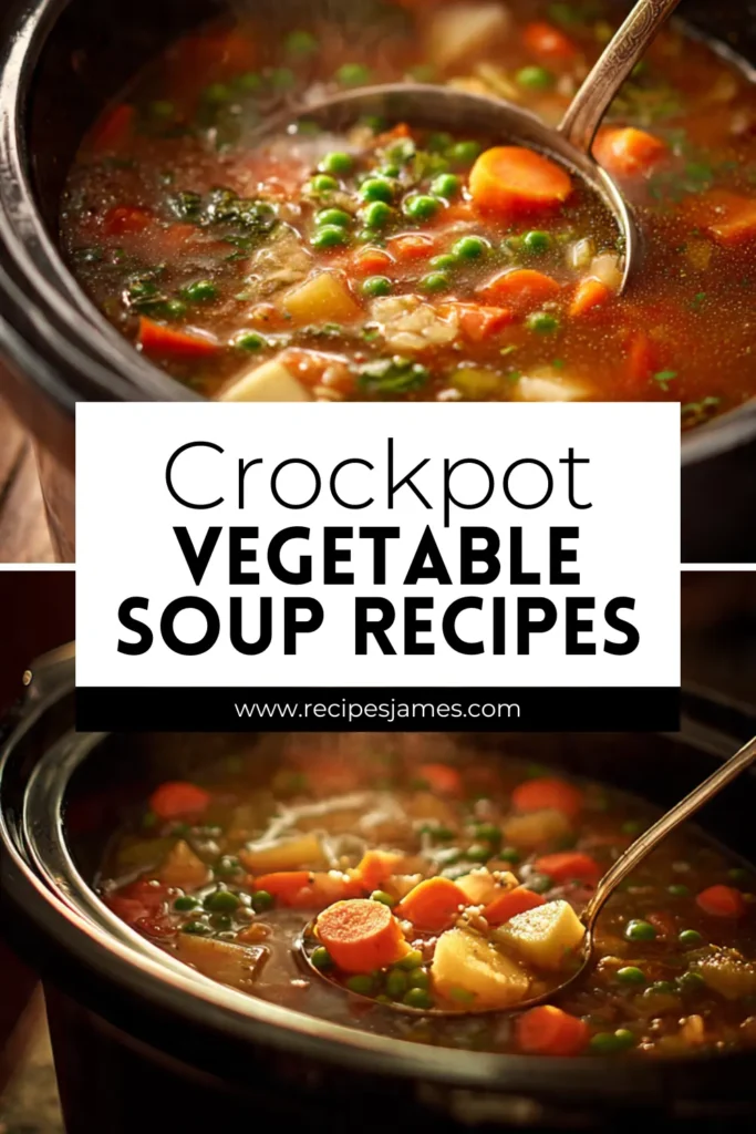 Crockpot Vegetable Soup – Easy Dump and Go Dinner 2 Crockpot Vegetable Soup – Easy Dump and Go Dinner