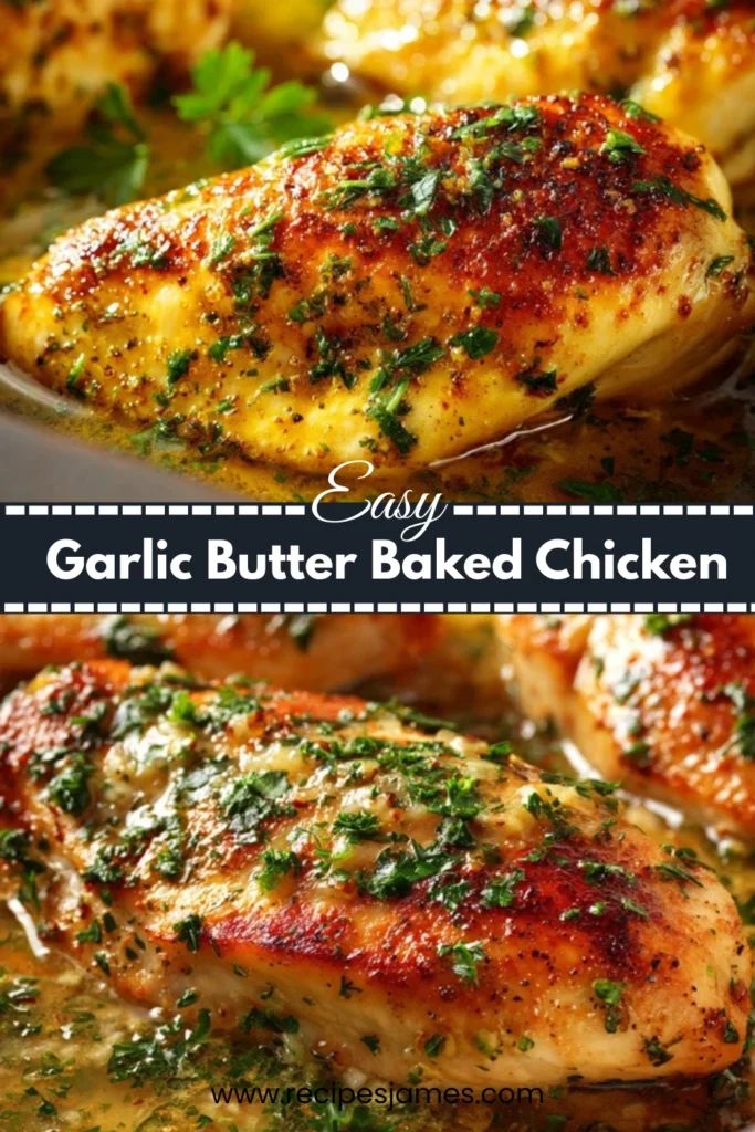 Juicy Garlic Butter Baked Chicken (So Tender) 2 Juicy Garlic Butter Baked Chicken (So Tender)