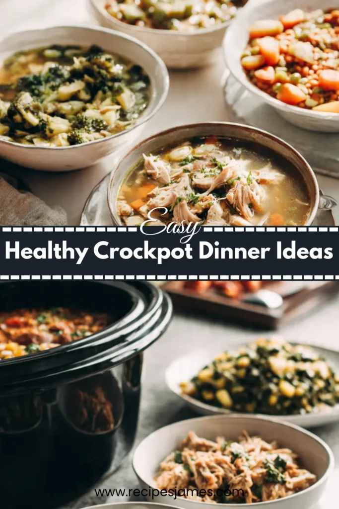 Healthy Crockpot Dinner Ideas (Easy & Delicious) 2 Healthy Crockpot Dinner Ideas (Easy & Delicious)