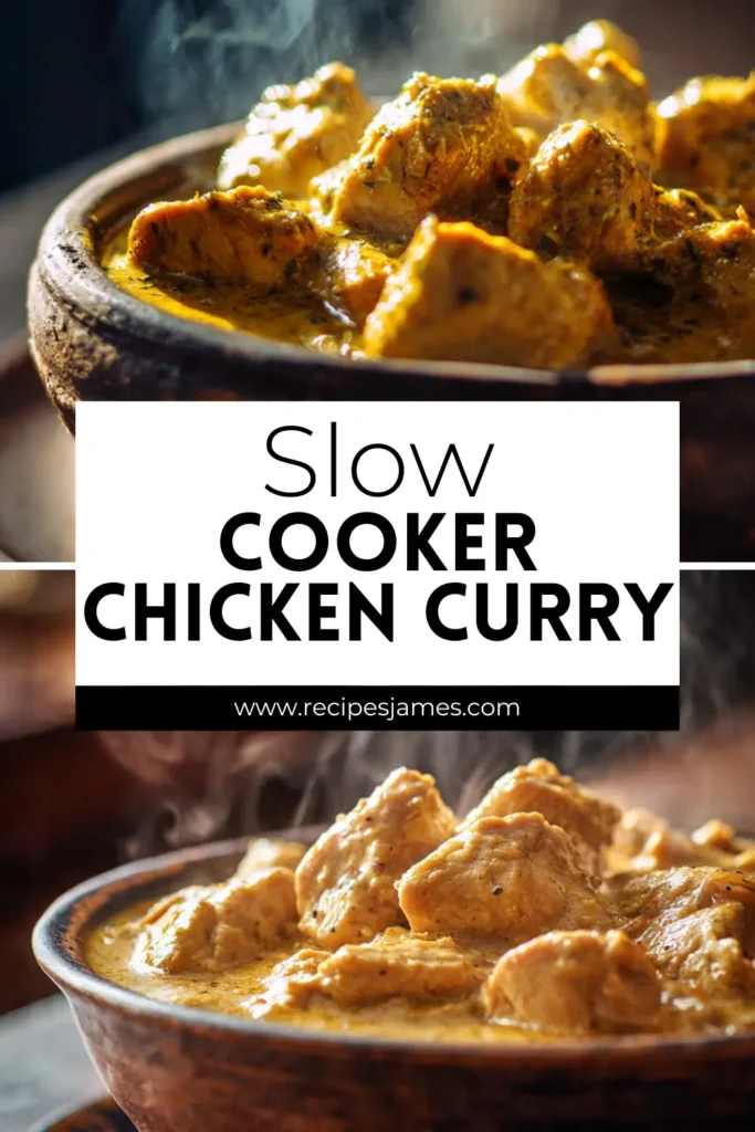Slow Cooker Chicken Curry (Easy & Creamy) 2 Slow Cooker Chicken Curry (Easy & Creamy)