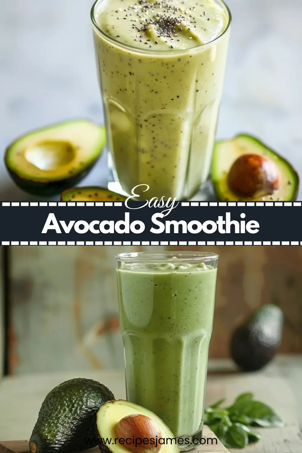 Home 45 Avocado Smoothie – Creamy Healthy Breakfast Drink