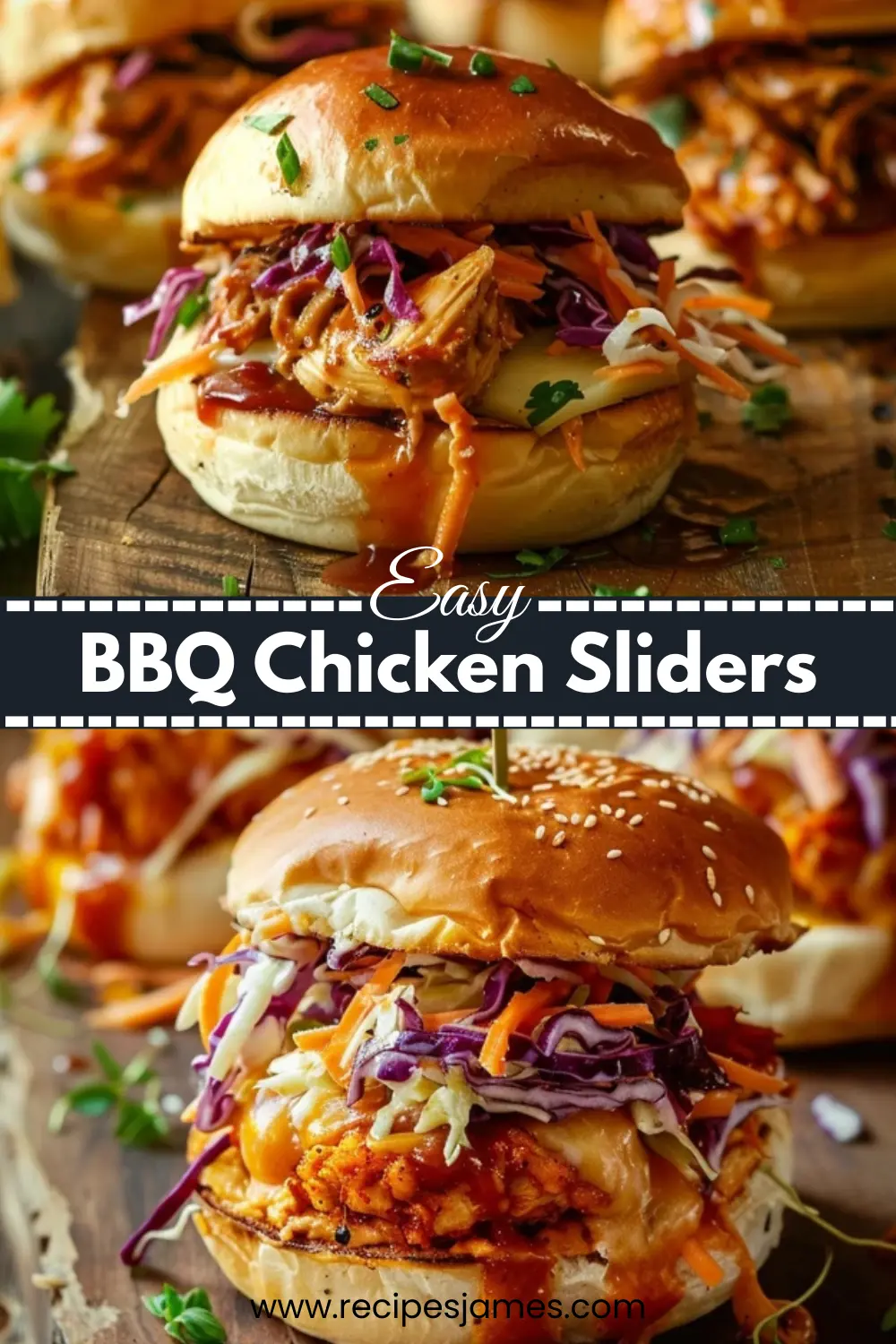 Home 48 Easy BBQ Chicken Sliders Recipe