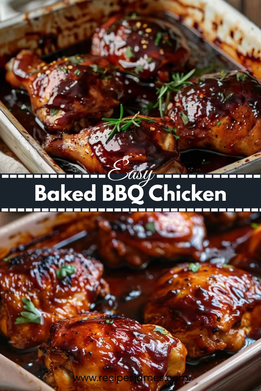 Home 40 Easy Oven Baked BBQ Chicken