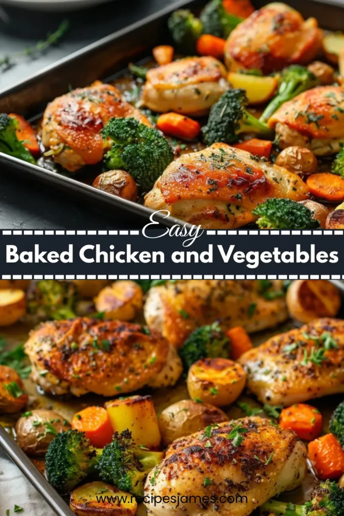Healthy Baked Chicken and Vegetables Recipe 2 Healthy Baked Chicken and Vegetables Recipe