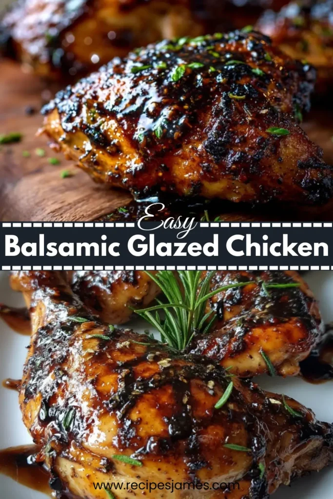 Sweet and Tangy Balsamic Chicken Recipe 2 Balsamic Glazed Chicken