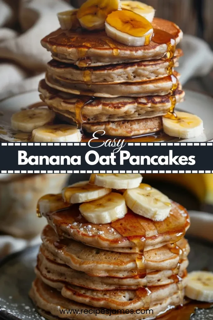 Banana Oat Pancakes – Healthy 3 Ingredient Pancakes 2 Banana Oat Pancakes – Healthy 3 Ingredient Pancakes